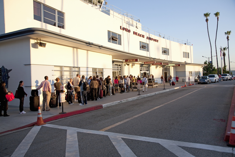 Long Beach Airport is located three miles northeast downtown Long Beach.
